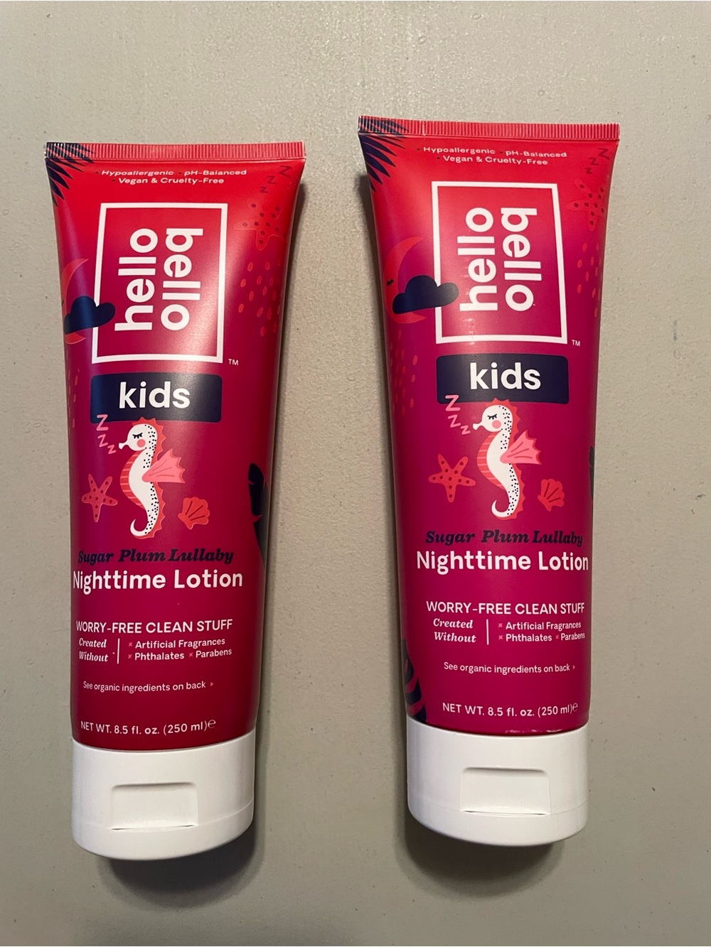 Kids Sugar Plum Lullaby Nighttime Lotion - Hello Bello Bundle X2 New